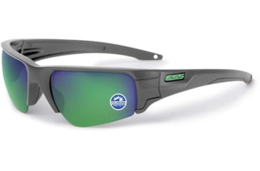 Image of ESS Craftsman Crowbar Sunglasses, Carbon Gray Frame, Mirrored Brass Lens, Medium/Small, EE9019-20