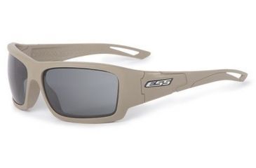 Image of ESS Credence Ballistic Sunglasses,Terrain Tan Frame w/Smoke Gray Lens EE9015-14