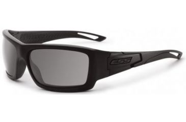 Image of ESS Credence Ballistic Sunglasses,Black Frame w/Subdued ESS Logo,Smoke Gray Lenses EE9015-01
