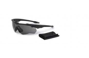 Image of ESS CrossBlade ONE Shooting Glasses, Smoke Grey Lens, Black, EE9032-08