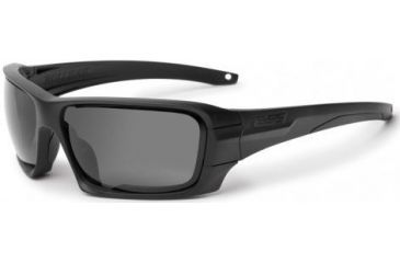 Image of ESS Rollbar Ballistic Sunglasses,Black Frame w/Subdued ESS Logo,Gray Lens EE9018-02