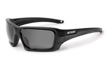 Image of ESS Rollbar Ballistic Sunglasses, Matte Black Frame, Mirrored Gray Lens, Polarized, Medium / Large Fit, EE9018-13