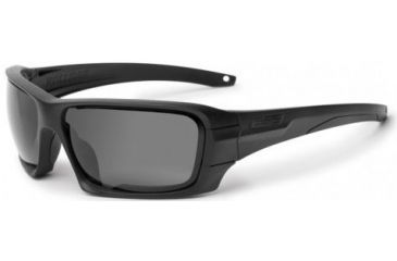 Image of ESS Rollbar Tactical Ballistic Sunglasses Kit,Black Frame w/Subdued ESS Logo,Clear,Smoke Gray and Mirrored Copper Lens EE9018-05
