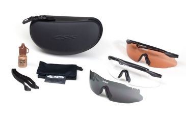 Image of ESS ICE Tactical Interchangeable Component Eyeshield Safety Glasses Kit 740-0007
