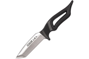Image of Estwing TK-4 Bowie Knife, 9.25in Overall, 4in Satin Tanto Blade, Black Powder Coated Handle, Forged Out Of One Piece Of Us Steel, Black Nylon Sheath, ETK4