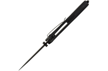 Image of ETE Wortac Linerlock A/O Folding Knife, 6in Closed, 4in Black Titanium Finish D2 Tool Steel Modified Clip Point Blade, Black G10 Handle, 7.8Oz, Designed By Kelly Worden, ETEK1600