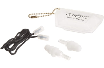 Image of Etymotic Research ER20HD Safety High-Definition Earplugs, White, Large, ER20-SFT-WHITE