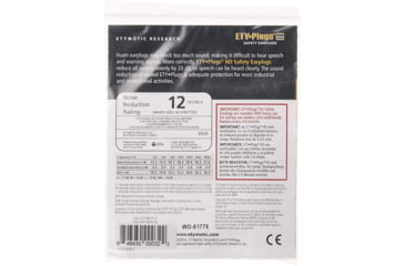 Image of Etymotic Research ER20HD Safety High-Definition Earplugs, White, Large, ER20-SFT-WHITE