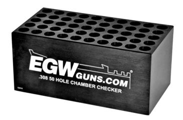 Image of Evolution Gun Works Ammo Chamber Checker, .308, 50-hole, Black, 70169