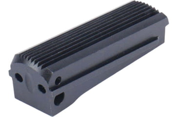 Image of Evolution Gun Works Mainspring Housing Flat Serrated w/ Lanyard Loop Hole Carbon Steel, 11407
