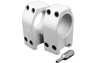 Image of Evolution Gun Works Practical Aluminum Rings, 1in diam, .1in High, Silver, 60201