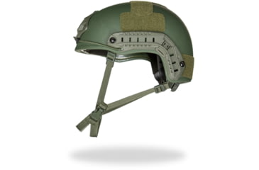 Image of ExecDefense USA High-Cut Level III A Ballistic Helmet, Green, Large, EXH-09708-GL