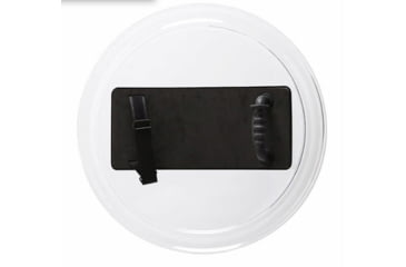 Image of ExecDefense USA Round Riot Shield, Transparent, Standard Size, EXS-R05