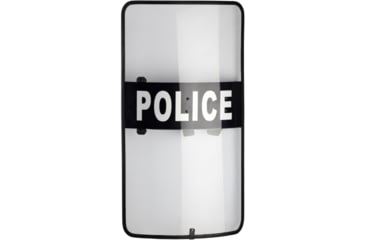 Image of ExecDefense USA RUB-X Riot Shield, Transparent, Standard Size, 35.5in x 19.5in, EXS-221-S