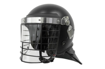 Image of ExecDefense USA Terminator-X Riot Helmet, Matte Black, Universal Size, EDX-074C