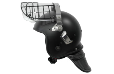 Image of ExecDefense USA Terminator-X Riot Helmet, Matte Black, Universal Size, EDX-074C