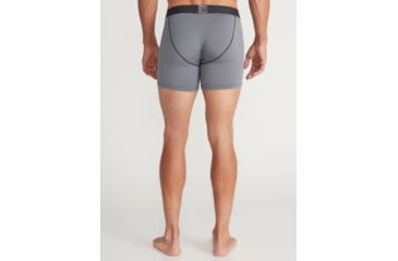 Image of ExOfficio Give-N-Go Sport 2.0 Boxer Brief - Mens, 6in, Steel Onyx/Black, 2XL, 12416718-9182-2XL