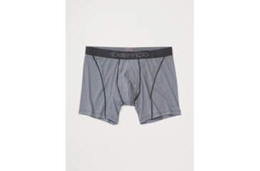 Image of ExOfficio Give-N-Go Sport 2.0 Boxer Brief - Mens, 6in, Steel Onyx/Black, 2XL, 12416718-9182-2XL