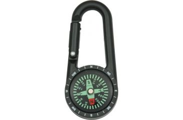 Image of Explorer Carabiner Compass w/ Black Face EXP16