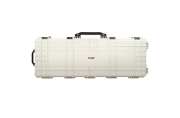 Image of Eylar Standard 44in Waterproof Roller Hard Rifle Case w/Foam, Polar White, SA00008-WHI