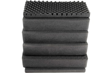 Image of Eylar Large 19.7in Waterproof Tall Roller Protective Equipment Hard Case w/Foam, Black, SA00036