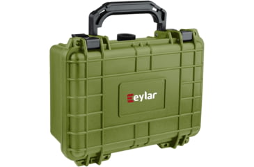 Image of Eylar Small 8.12in Waterproof Gear Hard Case w/Foam, Green, SA00011-GRN