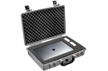 Image of Eylar Standard 20in Waterproof Laptop Style Gear Hard Case w/Foam, Gray, SA00025-GRAY
