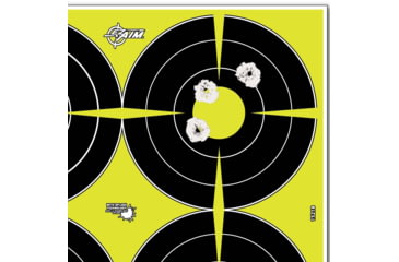 Image of EZ-Aim Allen Non-Adhesive Splash 4 Spot Target, Green, 12X12, 15218