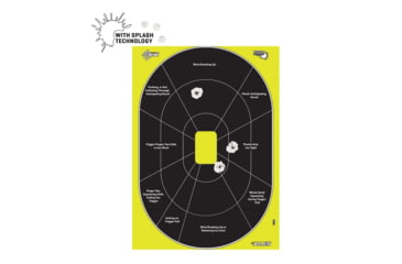 Image of EZ-Aim Allen Non-Adhesive Splash Handgun Trainer Target, Green, 12X18, 15220