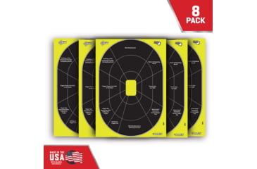 Image of EZ-Aim Allen Non-Adhesive Splash Handgun Trainer Target, Green, 12X18, 15220