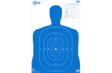Image of EZ-Aim B27 Silhouette Paper Shooting Target, 23 x 35, 50-Pack, 15745