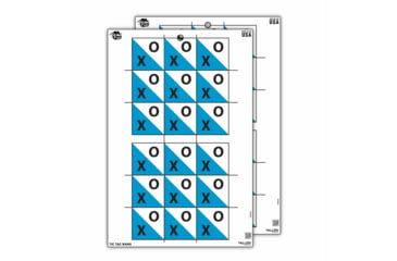 Image of EZ-Aim Fun Get the Game On Paper Shooting Targets, 12inW x 18inH, 8-Pack, Multi, 15642