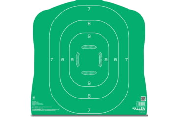 Image of EZ-Aim Splash Silhouette Target, White/Green, 12X18, 15204