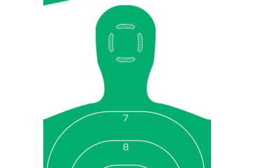Image of EZ-Aim Splash Silhouette Target, White/Green, 12X18, 15204