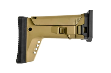 Image of F5 MFG FN Scar F5 Modular Stock System w/ Adapter, Flat Dark Earth, 3in x 6in x10 in, F5-MSSFNSCAR-FDE