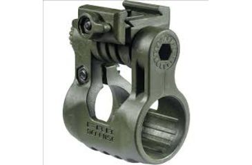 Image of FAB Defense 10 Position Adjustable Tactical Light Mount, OD Green, FX-PLRG