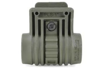 Image of FAB Defense Tactical 1inch Flashlight Side Mount, OD Green, FX-PLSG