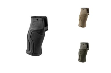Image of FAB Defense Gradus Flat Beavertail Rubberized Ergonomic Pistol Grip, Black, FDE, ODG