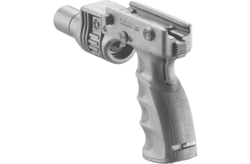 Image of FAB Defense Grip and 1in Flash Light Adapter w/ Rear Activation Button, Black, fx-tgripRB