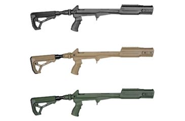 Image of FAB Defense M4 SKS SB Complete Chassis System, w/ Shock Absorbing M4 Tube &amp; Buttstock, Black, FDE, OD Green