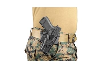 Image of Scorpus Model M24 Holster for Glock .45 with Level 2 Retention,Belt, Right Hand, Black, SC-24BG21RB