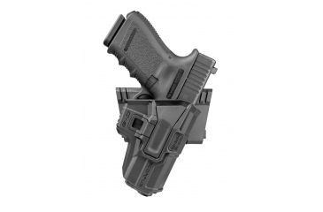 Image of Scorpus Model M24 Holster for Makarov PM W/Level 2 Retention, Belt, Right Hand, Black SC-24BMAKRB