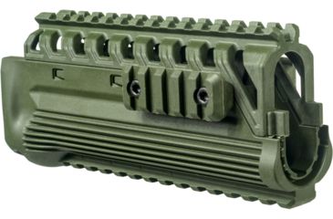 Image of FAB Defense PRG Galil Polymer Quad Rail Handguard, OD Green, FX-PRGG