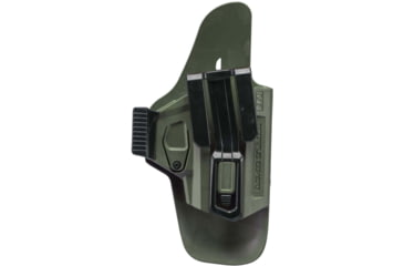 Image of FAB Defense Scorpus Covert IWB Appendix Holster, Glock 17/19/19X/22/23/26/27/31/32/33/45/CZ P-10 C/Heckler &amp; Koch VP9/Walther P99/FN FNS-9/Compact/Ruger SR40/Grand Power K100/T12/Schmeisser SLP-9/FMK 9C1 G2, Right Hand, Olive Drab Green, sc-cg9g 