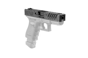 Image of FAB Defense Tactic Skin Slide Cover For Glock 17, Black, TACTICSKIN17