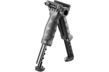 Image of FAB Defense Gen-II Vertical Foregrip w/ Integrated Adjustable QR Bipod, Black, FX-TPODG2QR