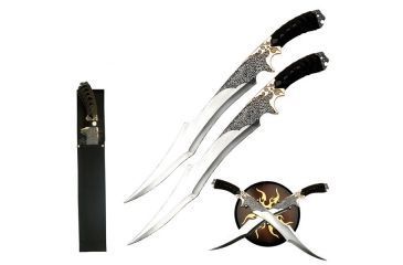 Image of Fantasy Master Fixed Blade, 18.75in, Stainless Steel Blade, Leather Wrapped Handle FM-411