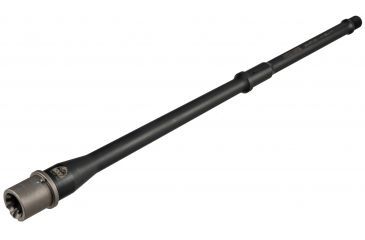 Image of Faxon Firearms .223 Wylde Pencil Rifle Barrel, Mid-Length, 416-R Stainless QPQ Nitride, 5R, NP3 Extension, Black Nitride, 16, 15BW8M16NPQ-5R-NP3