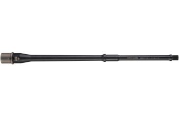 Image of Faxon Firearms .223 Wylde Pencil Rifle Barrel, Mid-Length, 416-R Stainless QPQ Nitride, 5R, NP3 Extension, Black Nitride, 16, 15BW8M16NPQ-5R-NP3