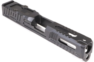 Image of Faxon Firearms Hellfire Glock 19 Compact 9mm Pistol Slide, Gen 3, RMR Cut, Black, G19BCHFRMR-01